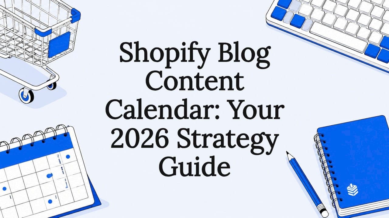 Shopify Blog Content Calendar: Your 2026 Strategy Guide