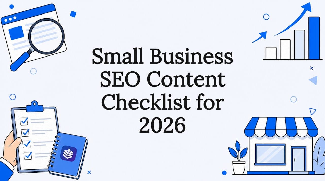Small Business SEO Content Checklist for 2026