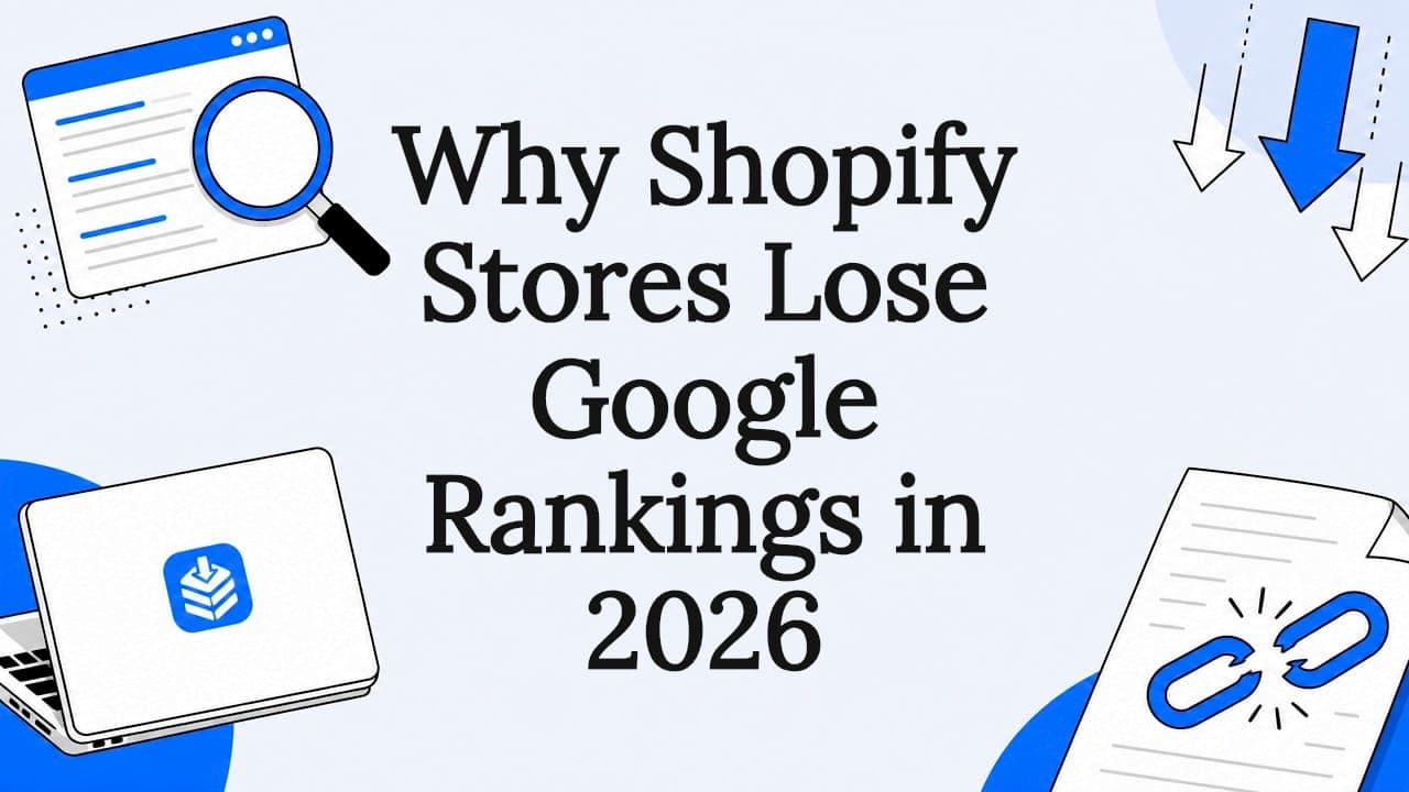 Why Shopify Stores Lose Google Rankings in 2026
