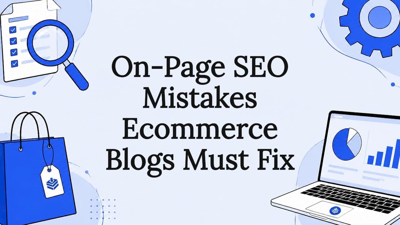 On-Page SEO Mistakes Ecommerce Blogs Must Fix