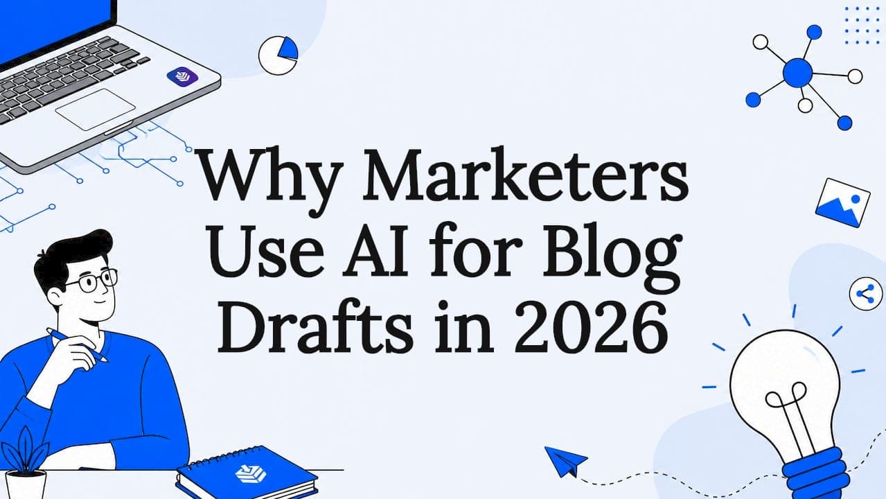 Why Marketers Use AI for Blog Drafts in 2026