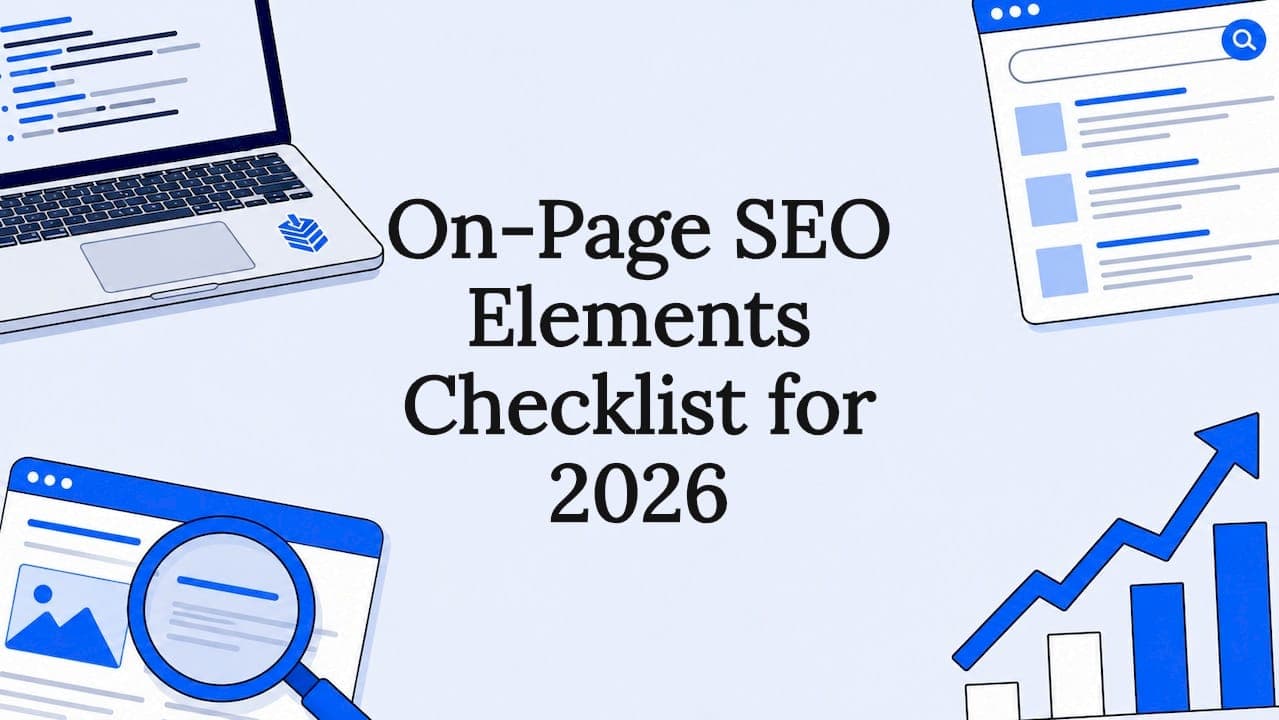 On-Page SEO Elements Checklist for 2026