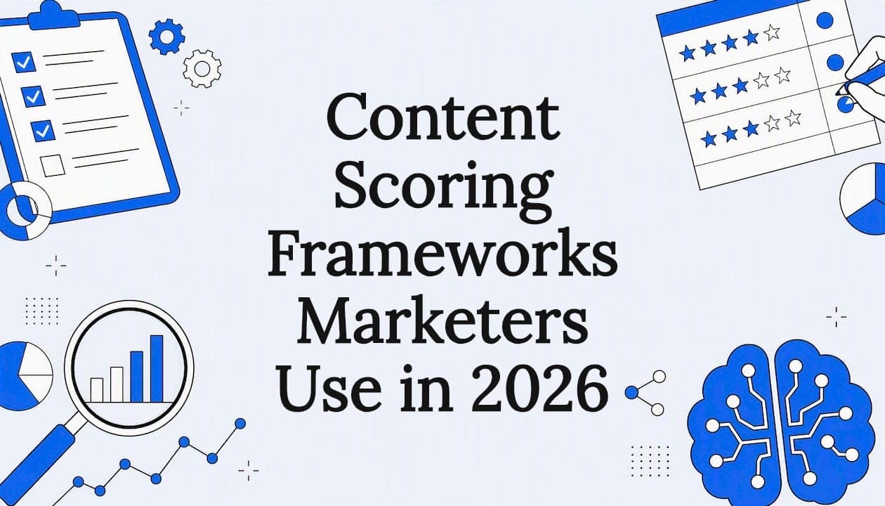 Content Scoring Frameworks Marketers Use in 2026