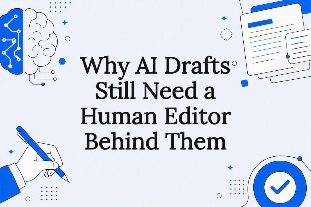Why AI Drafts Still Need a Human Editor Behind Them