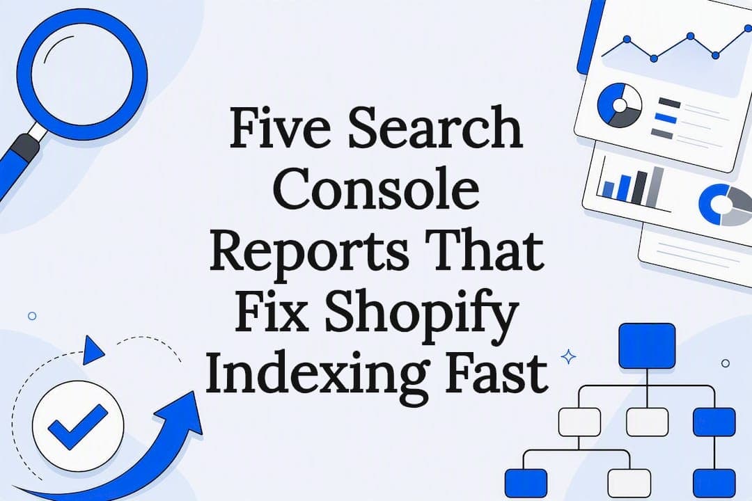Five Search Console Reports That Fix Shopify Indexing Fast