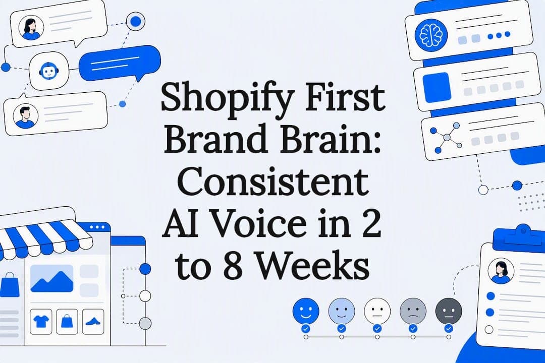 Shopify First Brand Brain: Consistent AI Voice in 2 to 8 Weeks